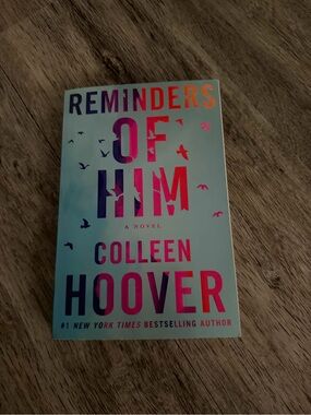Reminders of Him by Colleen Hoover - Teal & Pink Cover